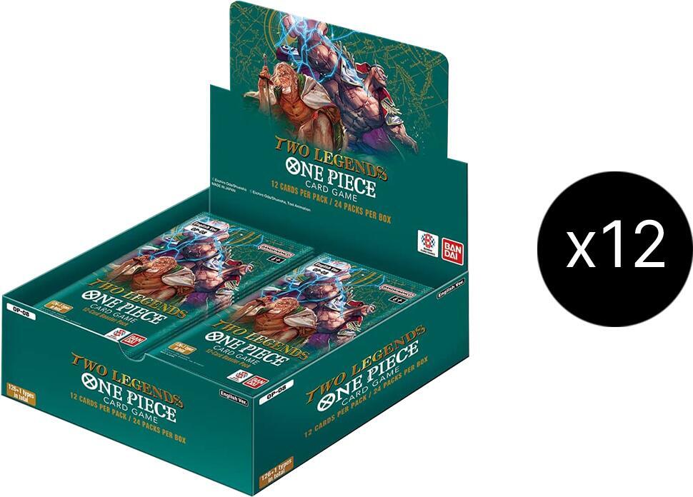 One Piece Card Game Two Legends Two Legends Booster Box Case sealed box