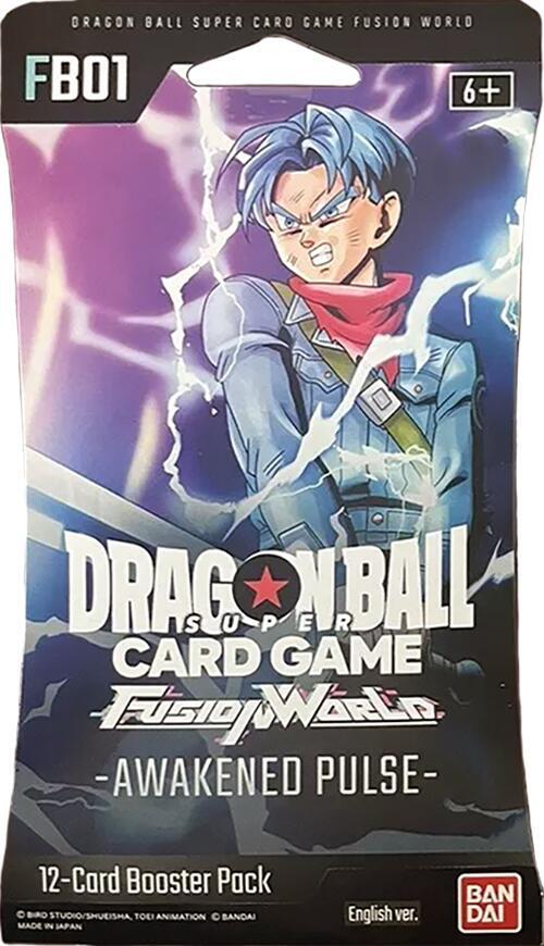 Dragon Ball Super Card Game Awakened Pulse Awakened Pulse Sleeved Booster Pack Trunks Future booster pack