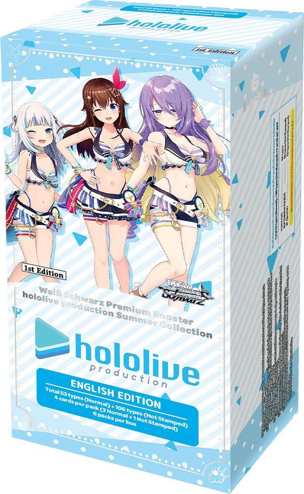 Weiss Schwarz hololive production Summer Collection Premium Booster hololive production Summer Collection Premium Booster Box sealed box