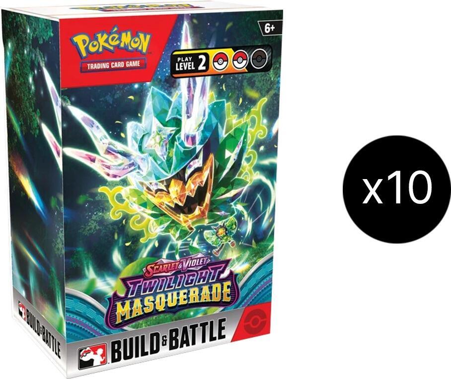 Pokemon TCG Twilight Masquerade Twilight Masquerade Build and Battle Box Display sealed box