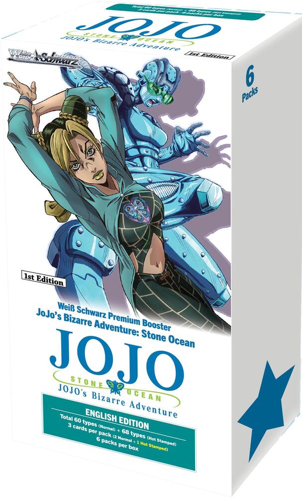 Weiss Schwarz JoJos Bizarre Adventure Stone Ocean Premium Booster JoJos Bizarre Adventure Stone Ocean Premium Booster Box sealed box