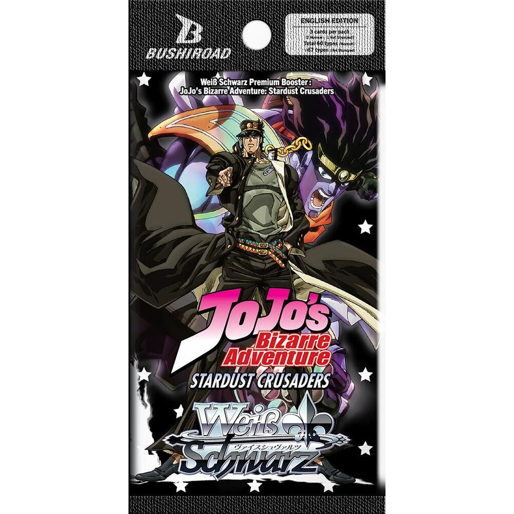 Weiss Schwarz JoJos Bizarre Adventure Stardust Crusaders Premium Booster JoJos Bizarre Adventure Stardust Crusaders Premium Booster Pack booster pack