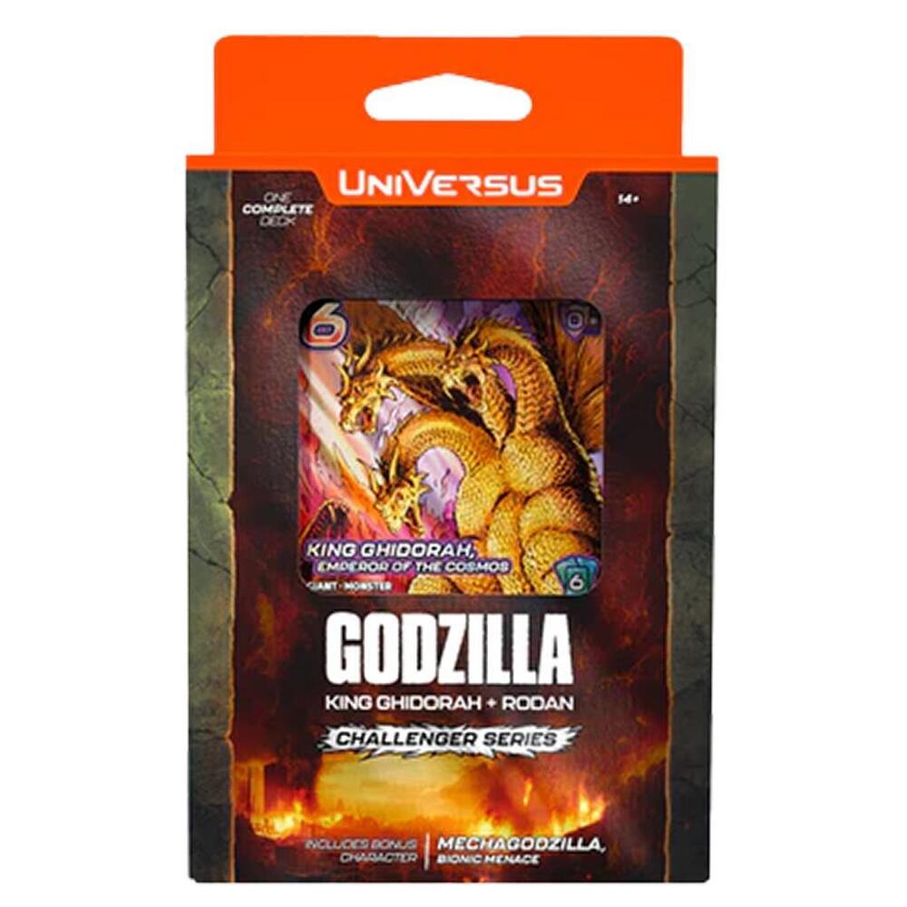 UniVersus Card Game Godzilla Godzilla Challenger Series Deck King Ghidorah and Rodan deck product