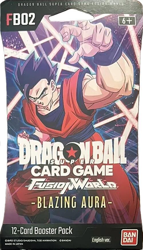 Dragon Ball Super Card Game Blazing Aura Blazing Aura Sleeved Booster Pack Son Gohan Adolescence booster pack