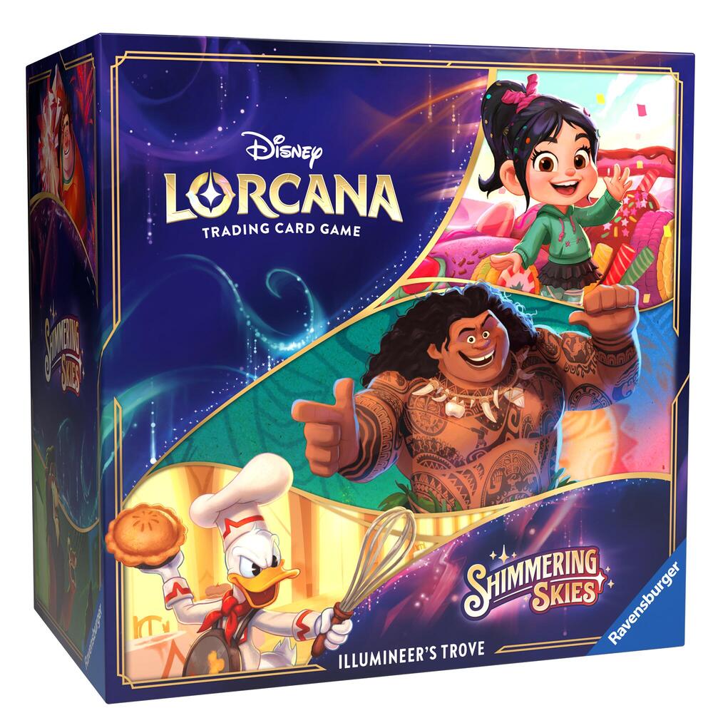 Disney Lorcana Shimmering Skies Shimmering Skies Illumineers Trove sealed box