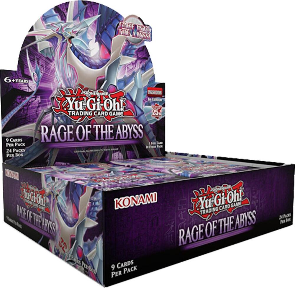 Yu-Gi-Oh! TCG Rage of the Abyss Rage of the Abyss Booster Box 1st Edition sealed box