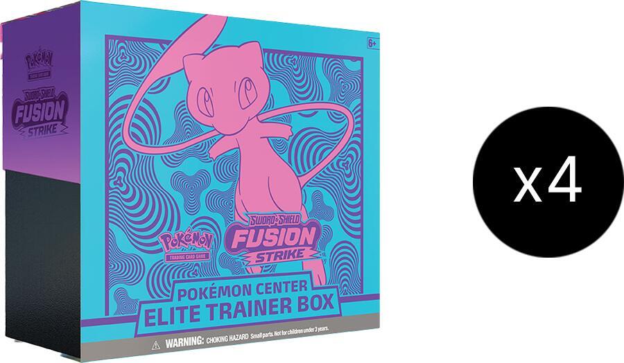 Pokemon TCG Fusion Strike Fusion Strike Pokemon Center Elite Trainer Box Case Exclusive sealed box