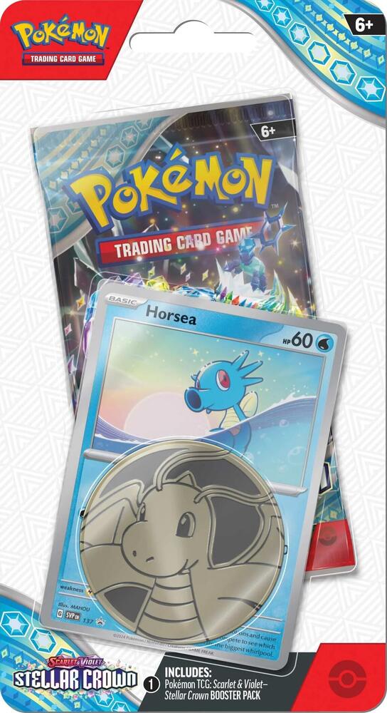 Pokemon TCG Stellar Crown Stellar Crown Single Pack Blister Horsea booster pack