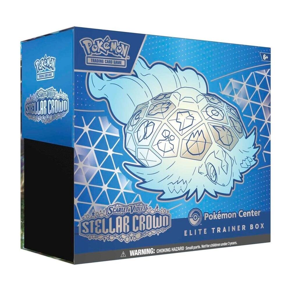 Pokemon TCG Stellar Crown Stellar Crown Pokemon Center Elite Trainer Box Exclusive sealed box
