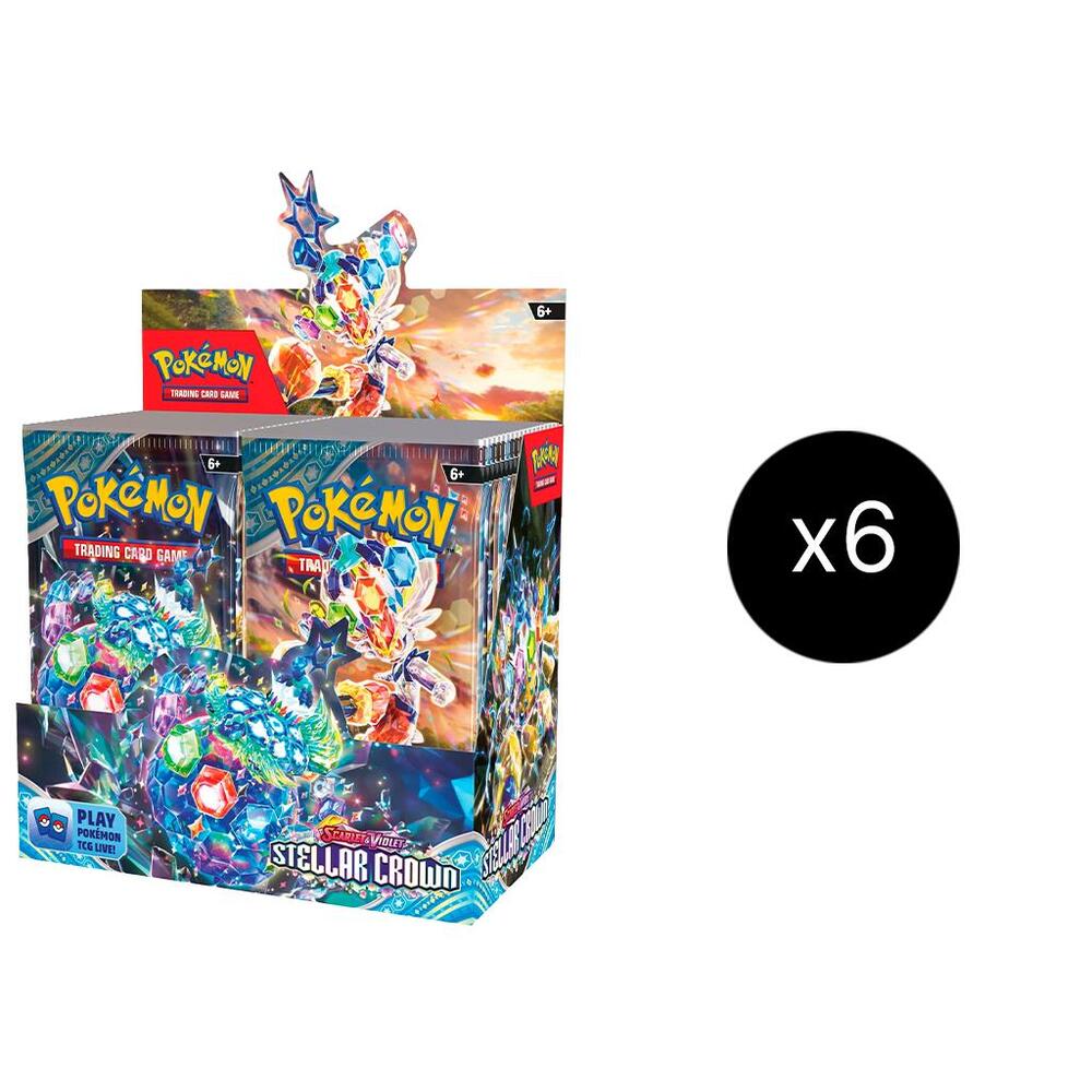 Pokemon TCG Stellar Crown Stellar Crown Booster Box Case sealed box