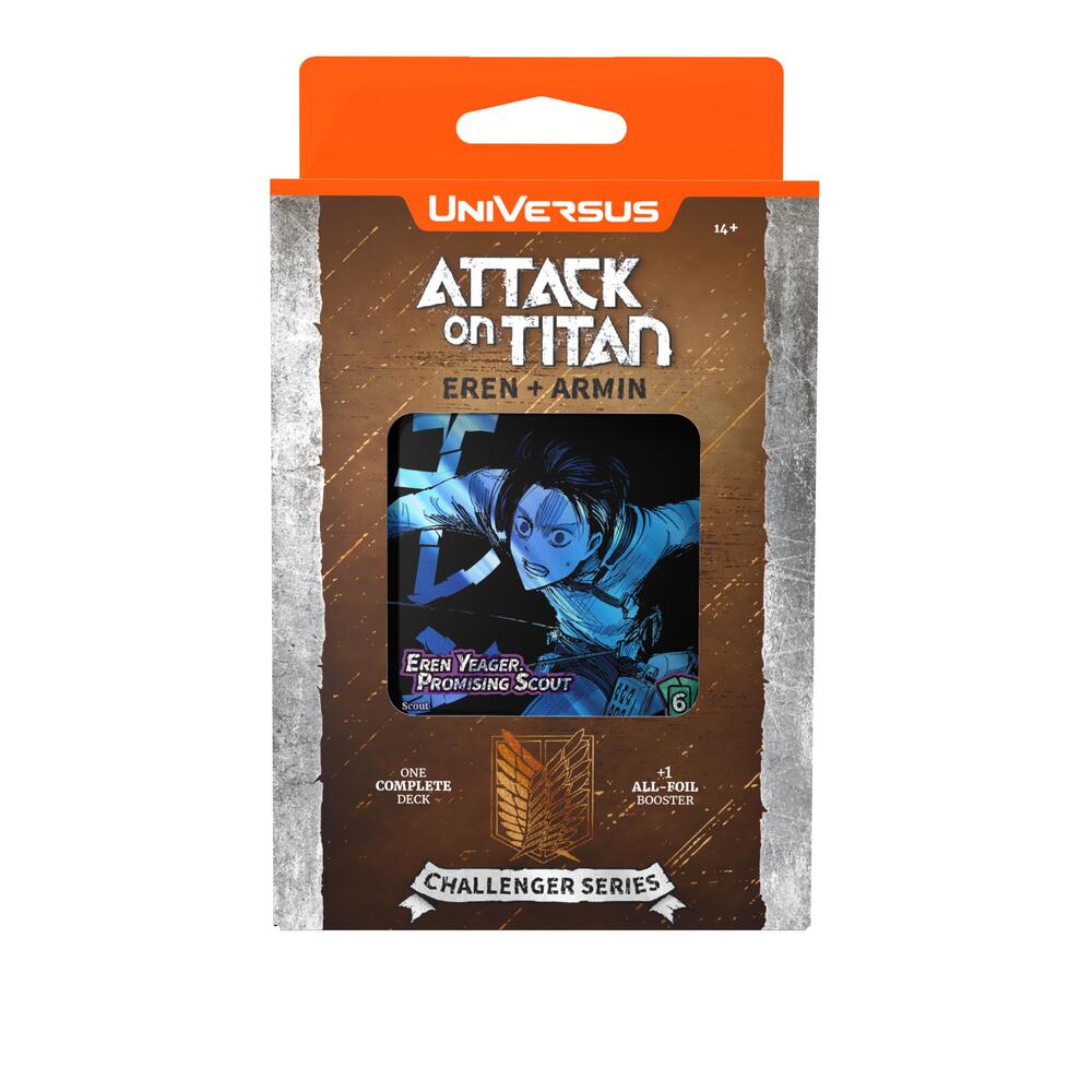 UniVersus Card Game Attack on Titan Attack on Titan Challenger Series Deck Eren and Armin deck product