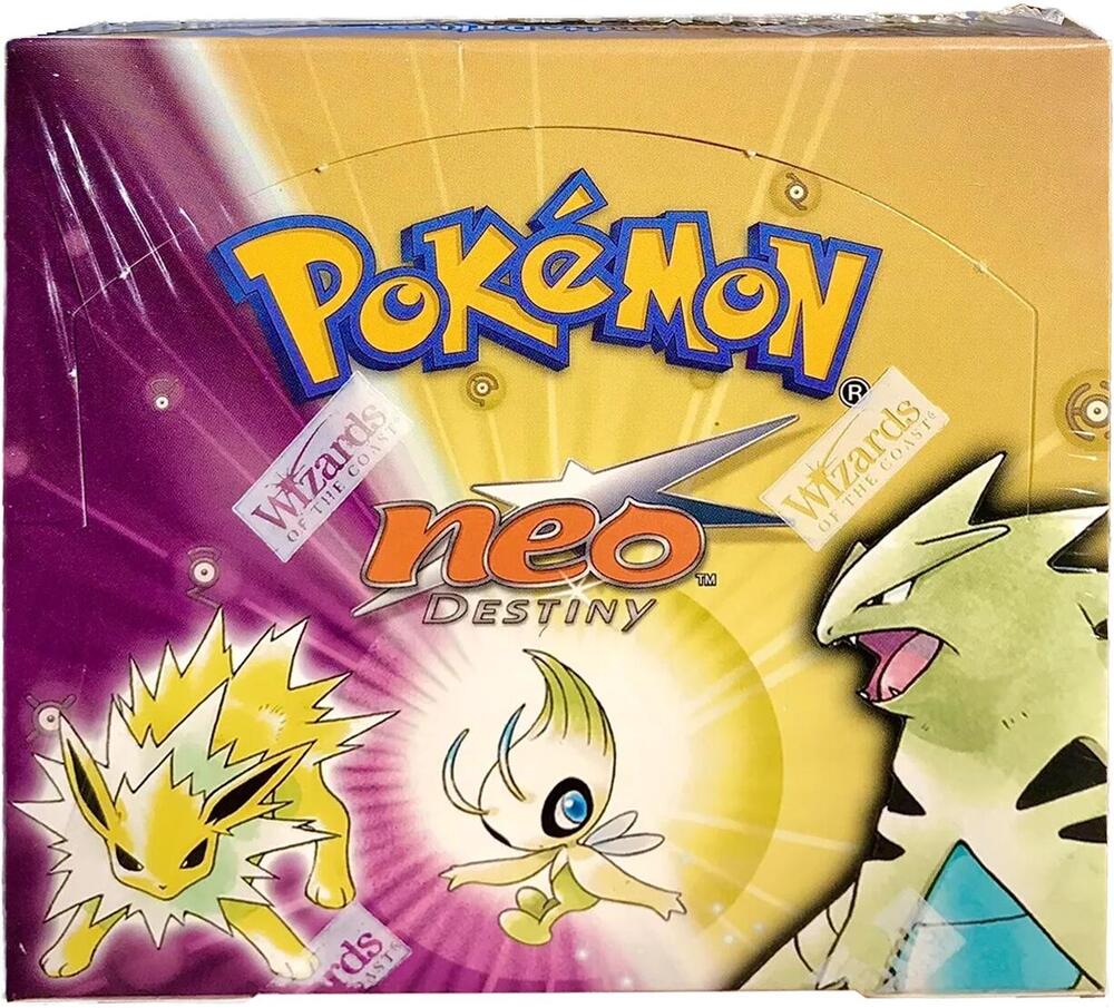 Pokemon TCG Neo Destiny Neo Destiny Booster Box Unlimited Edition sealed box