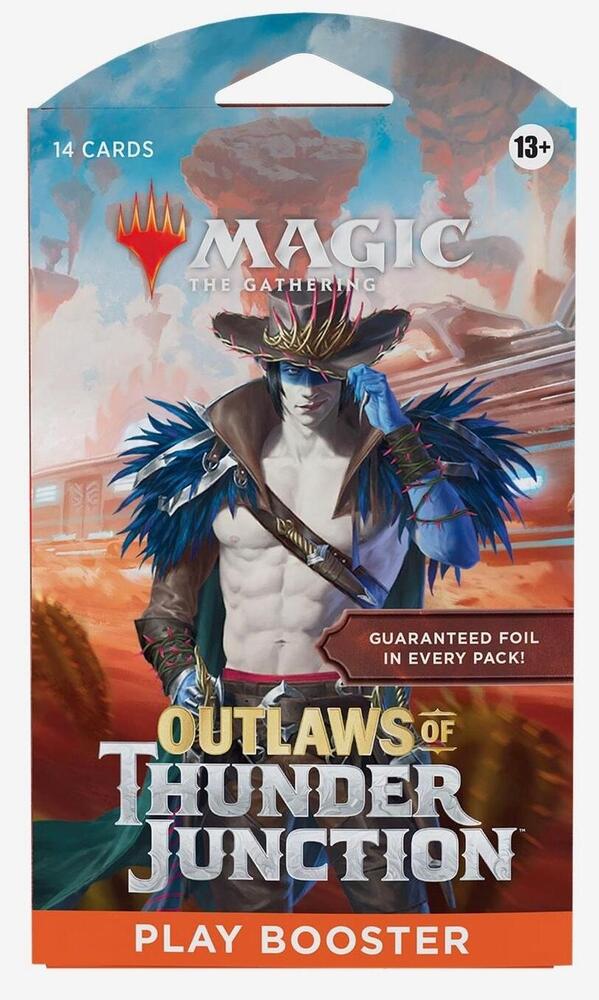 Magic the Gathering Outlaws of Thunder Junction Outlaws of Thunder Junction Sleeved Play Booster Pack booster pack