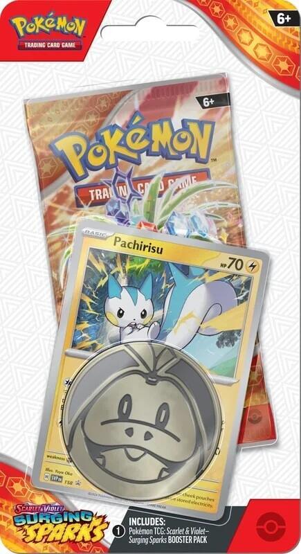 Pokemon TCG Surging Sparks Surging Sparks Single Pack Blister Pachirisu booster pack