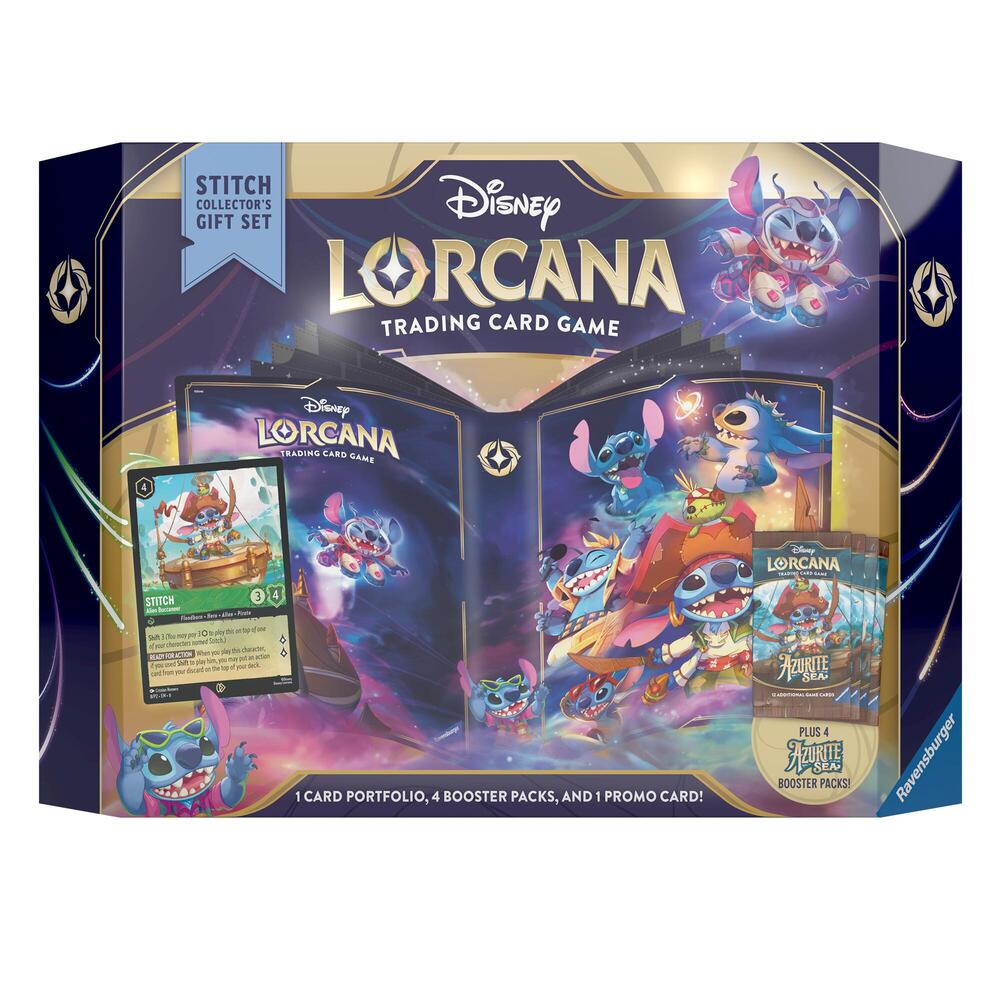 Disney Lorcana Azurite Sea Stitch Collectors Gift Set trading card product