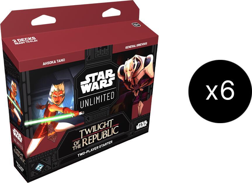 Star Wars Unlimited Twilight of the Republic Twilight of the Republic Two Player Starter Case sealed box
