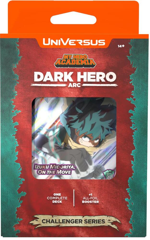 UniVersus Card Game My Hero Academia My Hero Academia Challenger Series Deck Dark Hero Arc deck product