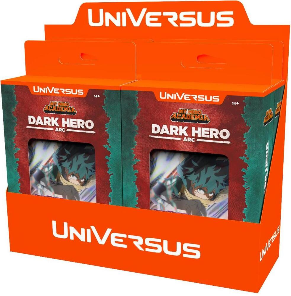 UniVersus Card Game My Hero Academia My Hero Academia Challenger Series Deck Dark Hero Arc Display deck product