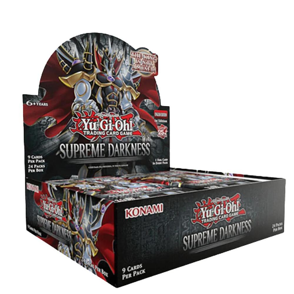 Yu-Gi-Oh! TCG Supreme Darkness Supreme Darkness Booster Box 1st Edition sealed box