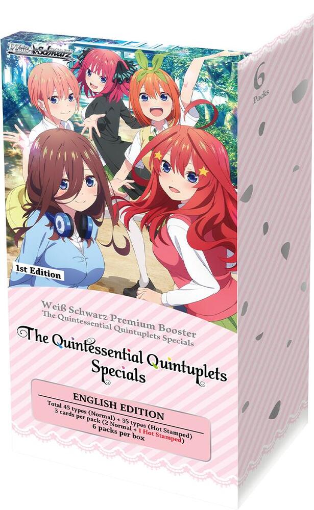 Weiss Schwarz The Quintessential Quintuplets Specials Premium Booster The Quintessential Quintuplets Specials Premium Booster Box sealed box