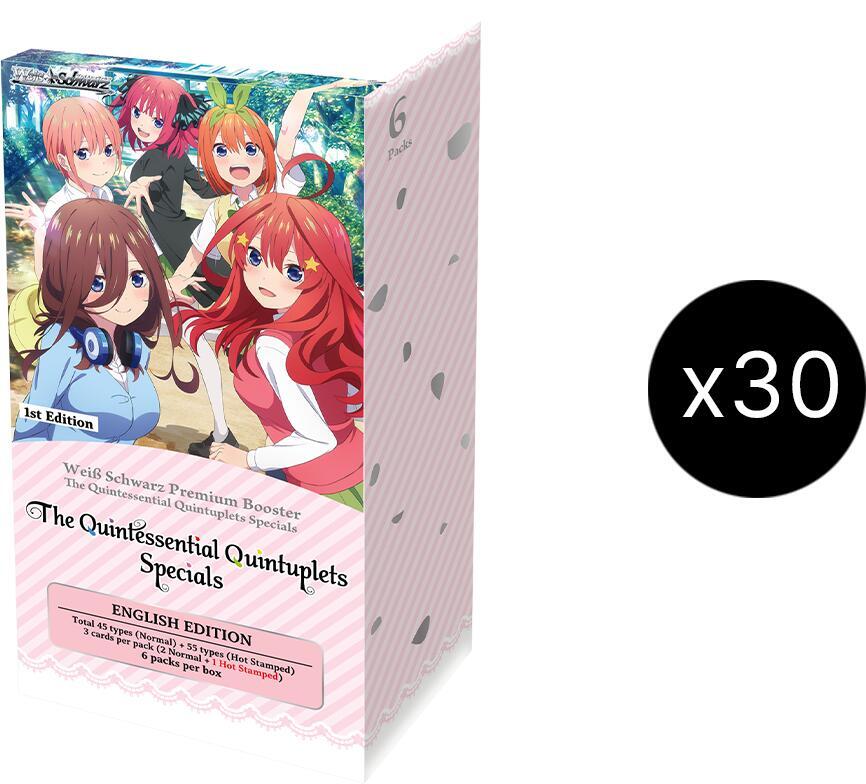 Weiss Schwarz The Quintessential Quintuplets Specials Premium Booster The Quintessential Quintuplets Specials Premium Booster Box Case sealed box