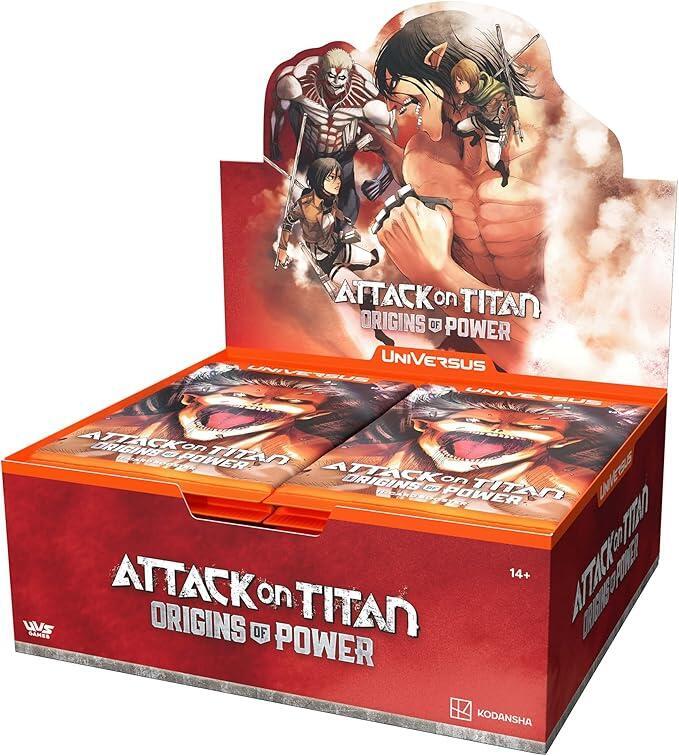 UniVersus Card Game Attack on Titan Attack On Titan Origins of Power Booster Box sealed box