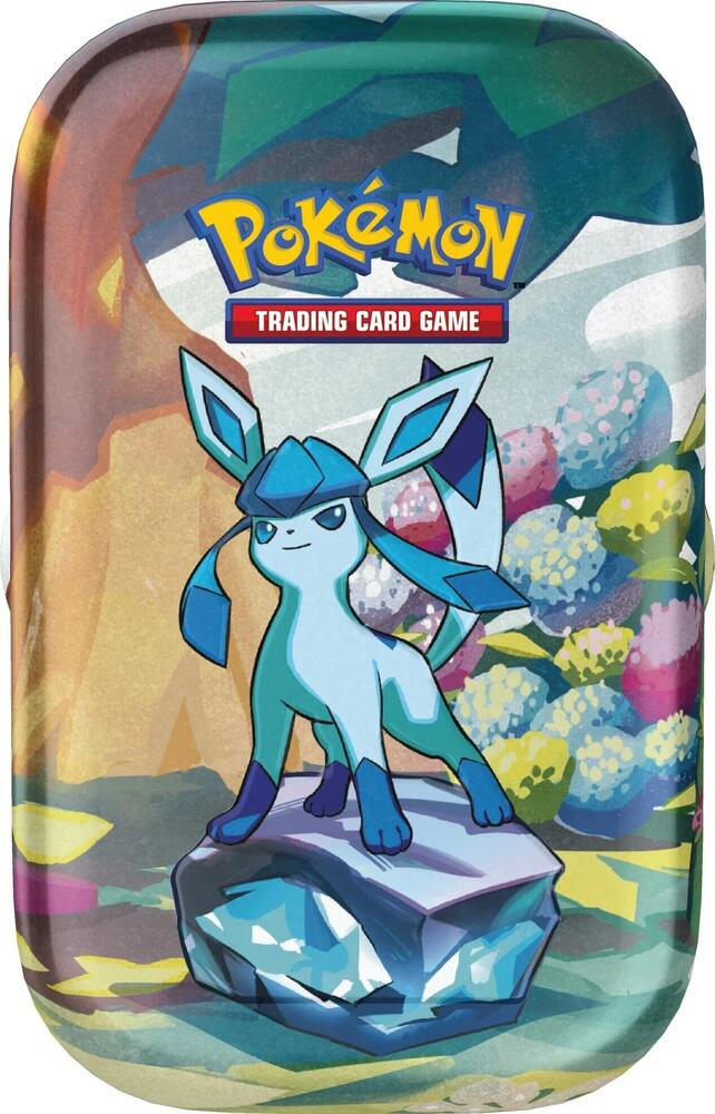 Pokemon TCG Prismatic Evolutions Prismatic Evolutions Mini Tin Glaceon trading card product