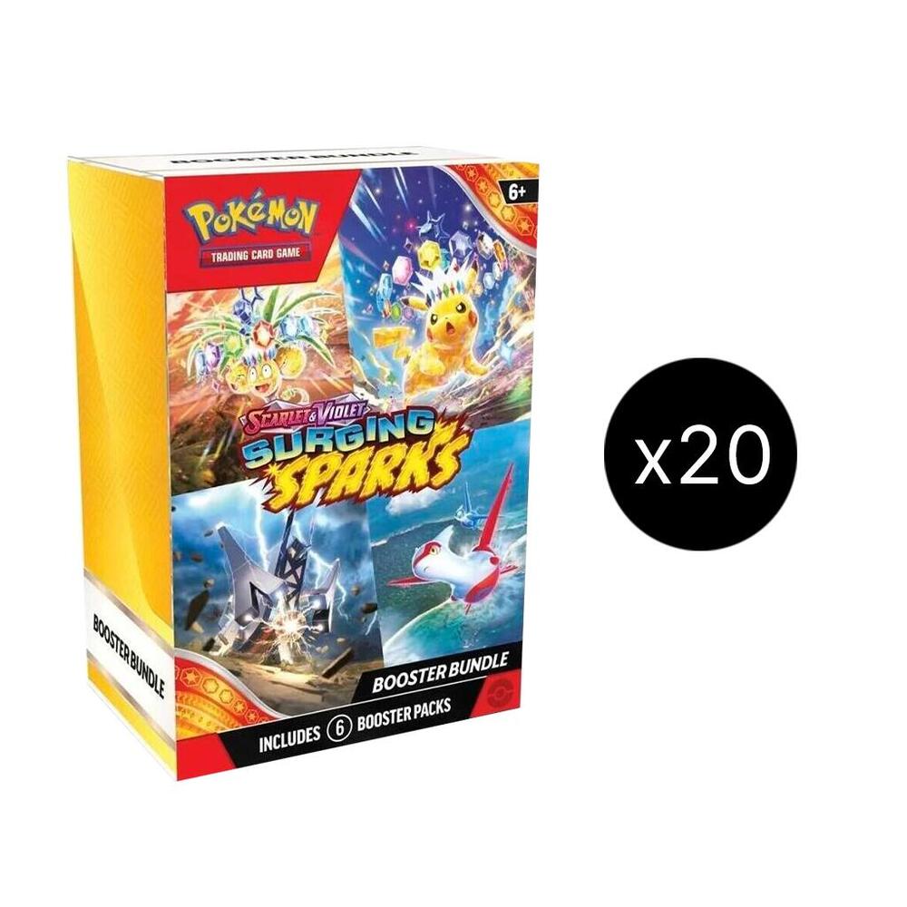 Pokemon TCG Surging Sparks Surging Sparks Booster Bundle Case sealed box