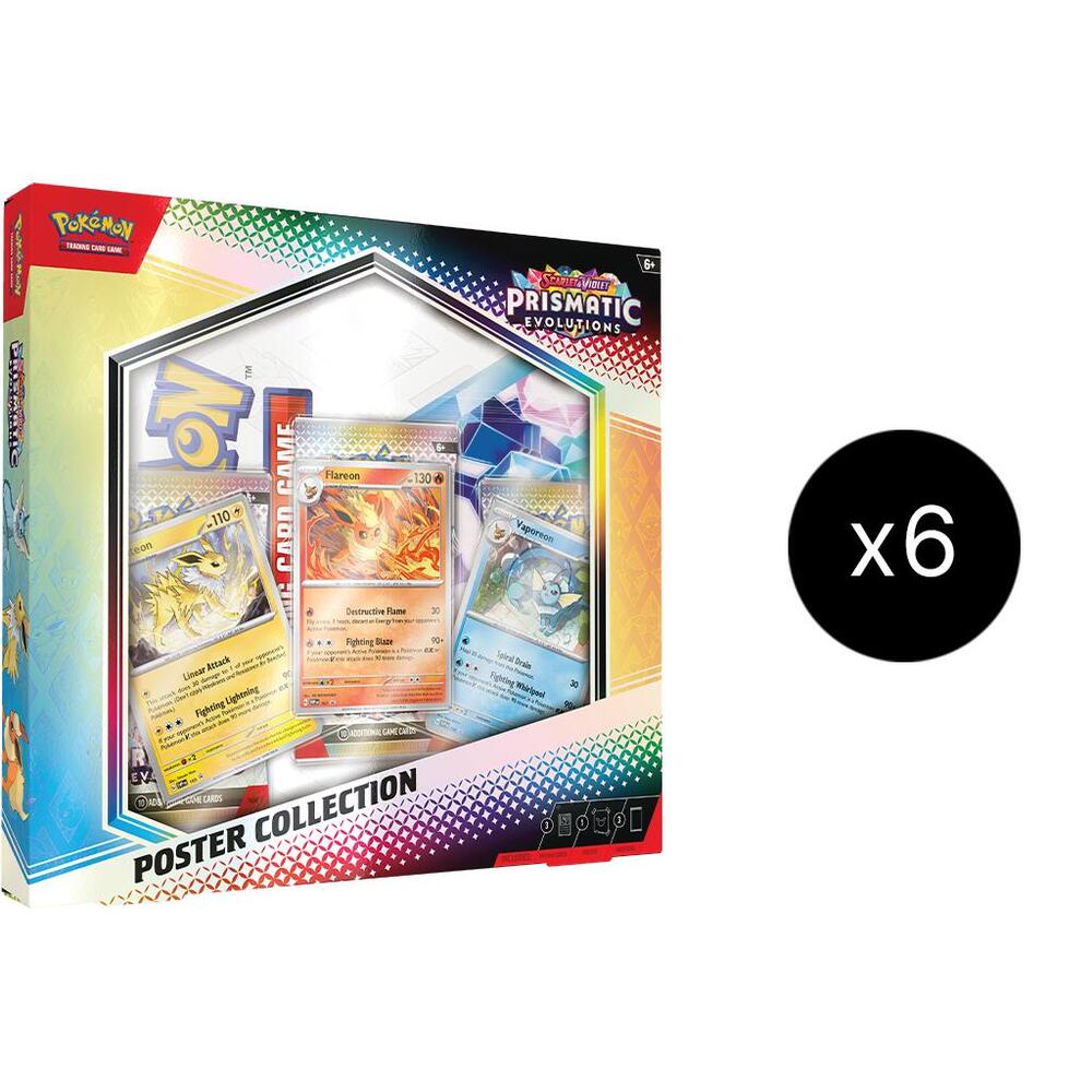 Pokemon TCG Prismatic Evolutions Prismatic Evolutions Poster Collection Case sealed box
