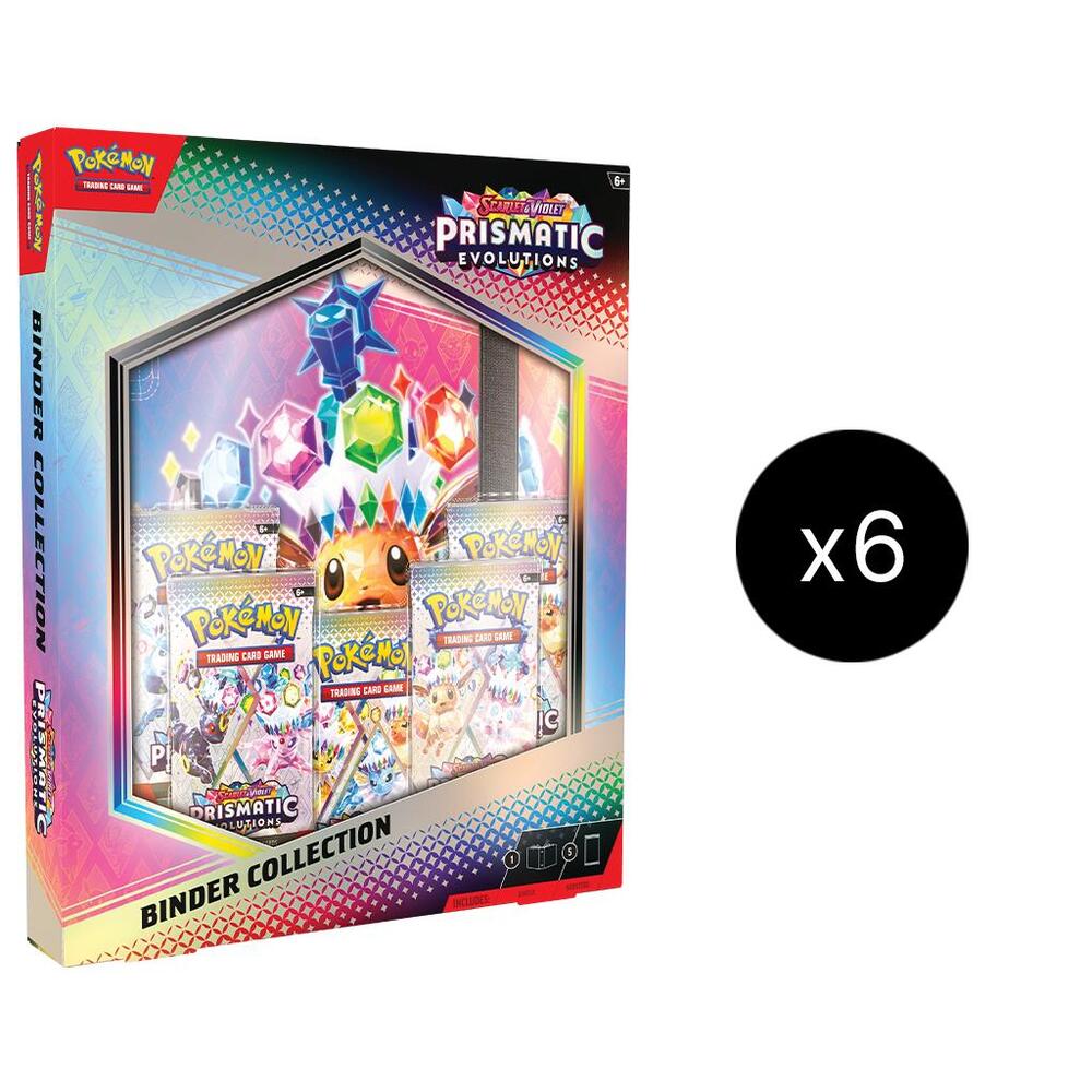 Pokemon TCG Prismatic Evolutions Prismatic Evolutions Binder Collection Case sealed box