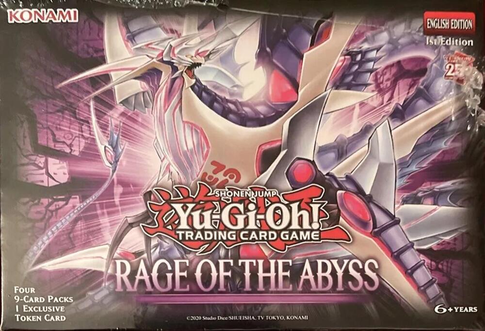 Yu-Gi-Oh! TCG Rage of the Abyss Rage of the Abyss Booster Box 1st Edition Mini Box Retail Exclusive sealed box