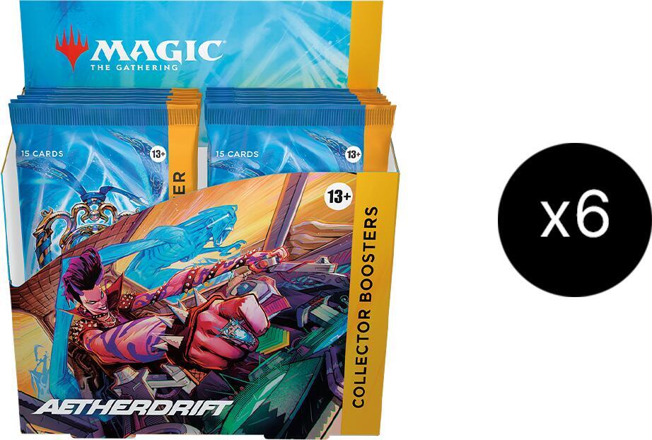 Magic the Gathering Aetherdrift Aetherdrift Collector Booster Display Case sealed box
