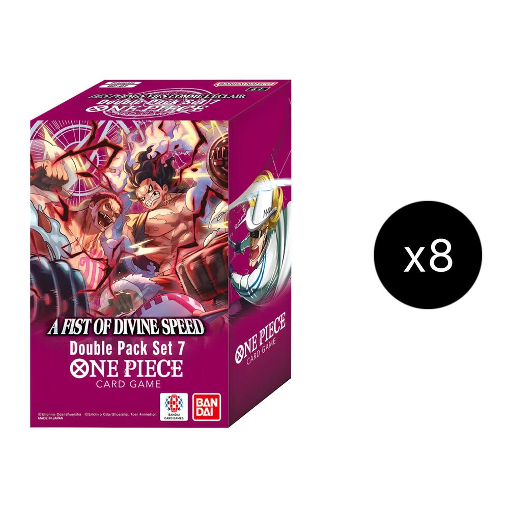 One Piece Card Game A Fist of Divine Speed A Fist of Divine Speed Double Pack Set Volume 7 Display booster pack