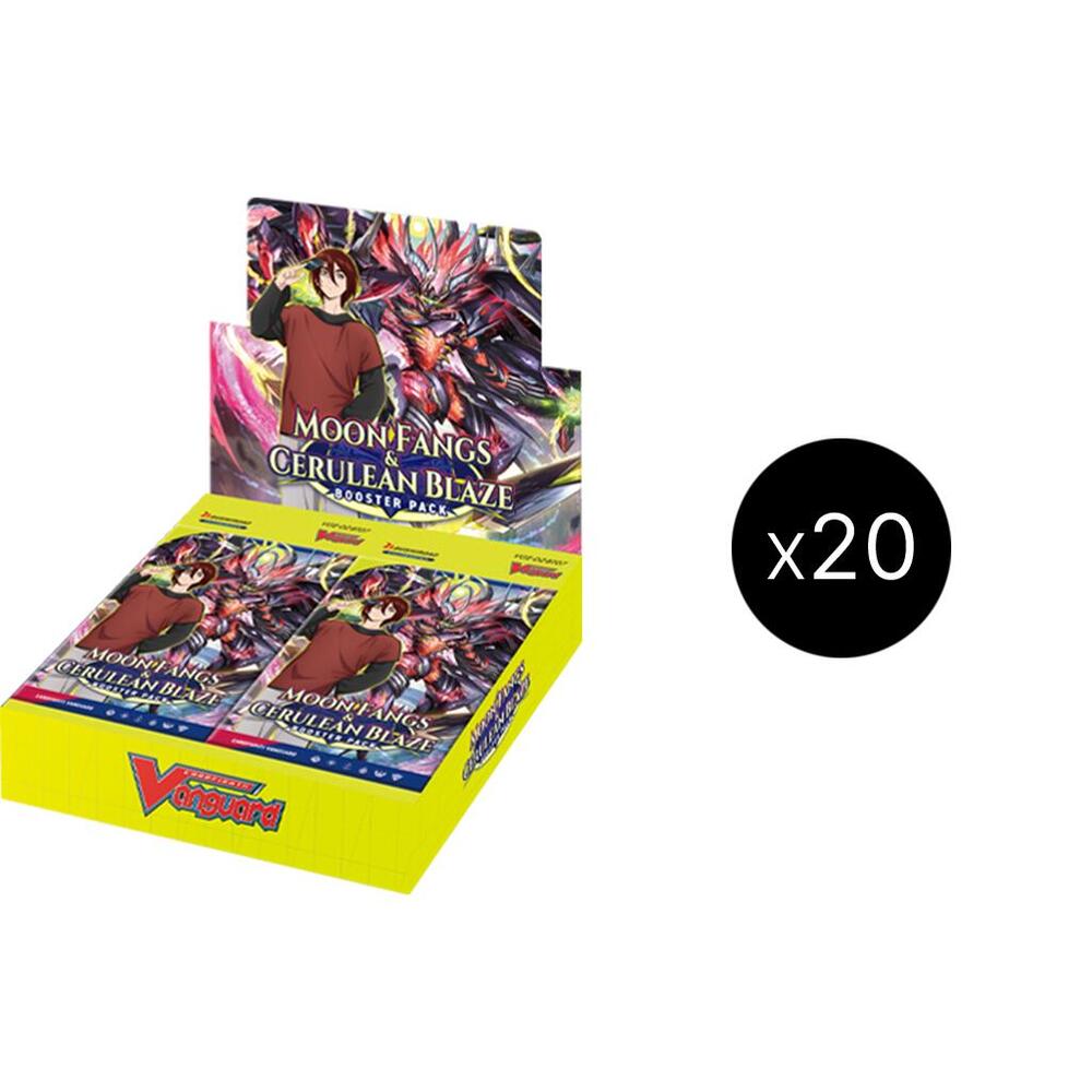 Cardfight Vanguard Moon Fangs and Cerulean Blaze Moon Fangs and Cerulean Blaze Booster Case sealed box