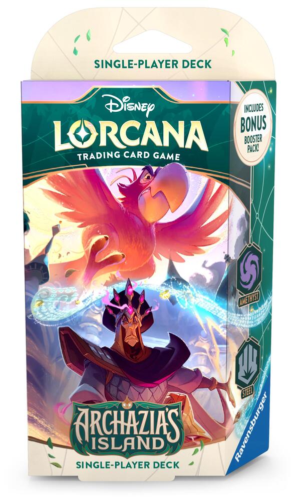 Disney Lorcana Archazias Island Archazias Island Starter Deck Amethyst and Steel deck product