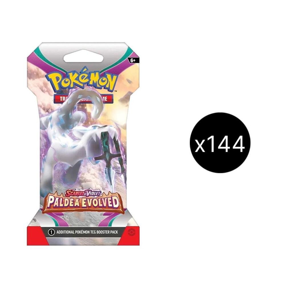 Pokemon TCG Paldea Evolved Paldea Evolved Sleeved Booster Case sealed box
