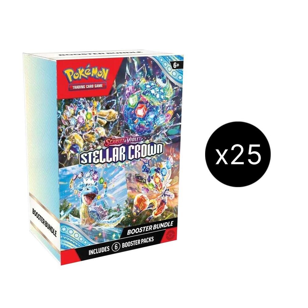 Pokemon TCG Stellar Crown Stellar Crown Booster Bundle Case sealed box