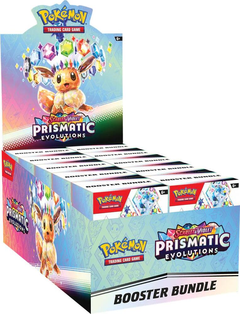 Pokemon TCG Prismatic Evolutions Prismatic Evolutions Booster Bundle Display sealed box