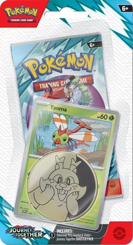 Pokemon TCG Journey Together Journey Together Single Pack Blister Yanma booster pack