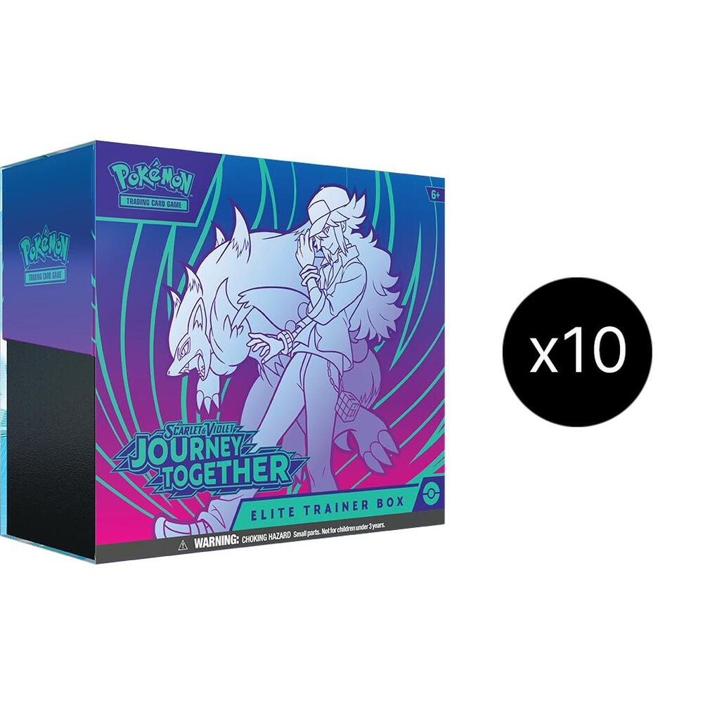 Pokemon TCG Journey Together Journey Together Elite Trainer Box Case sealed box
