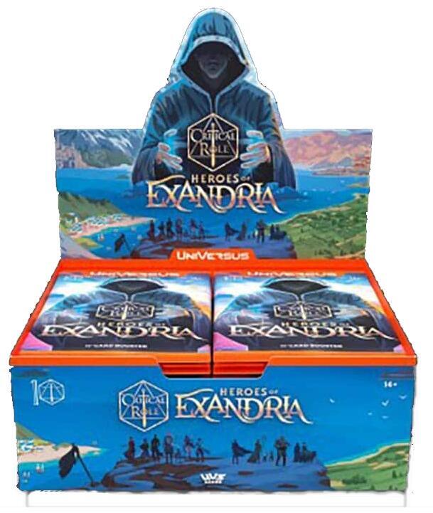 UniVersus Card Game Critical Role Critical Role Heroes of Exandria Booster Box sealed box