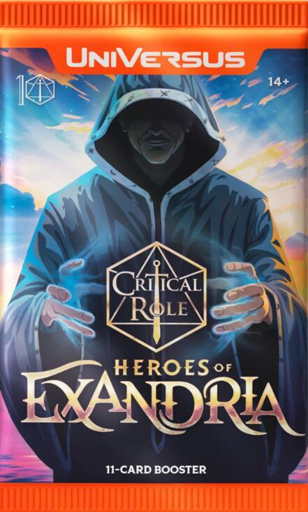 UniVersus Card Game Critical Role Critical Role Heroes of Exandria Booster Pack booster pack