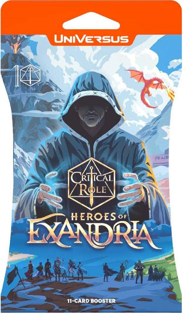 UniVersus Card Game Critical Role Critical Role Heroes of Exandria Hanging Booster Pack booster pack