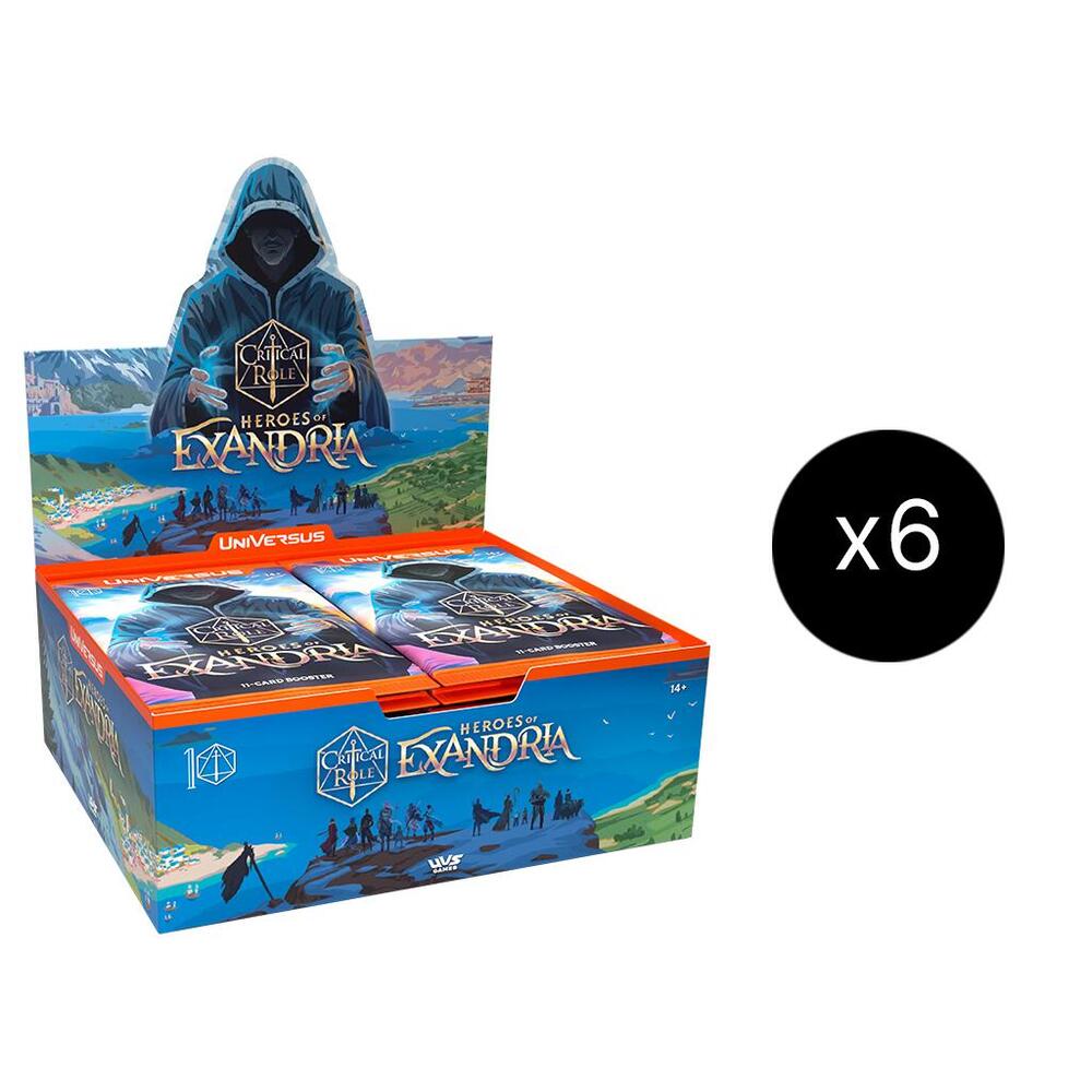 UniVersus Card Game Critical Role Critical Role Heroes of Exandria Booster Box Case sealed box