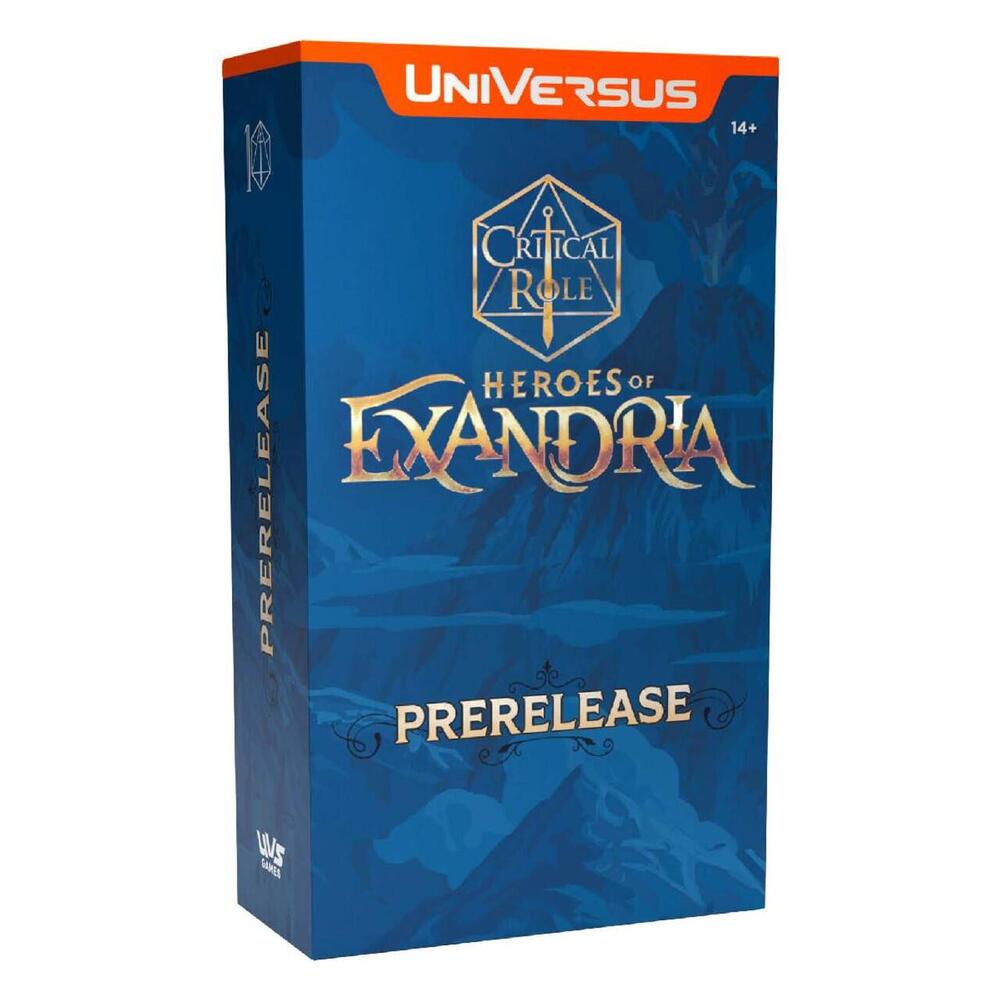 UniVersus Card Game Critical Role Critical Role Heroes of Exandria Prerelease Player Kit trading card product