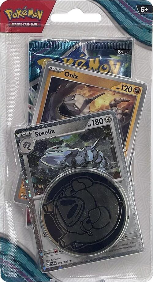 Pokemon TCG Twilight Masquerade Twilight Masquerade Premium Checklane Blister Steelix booster pack