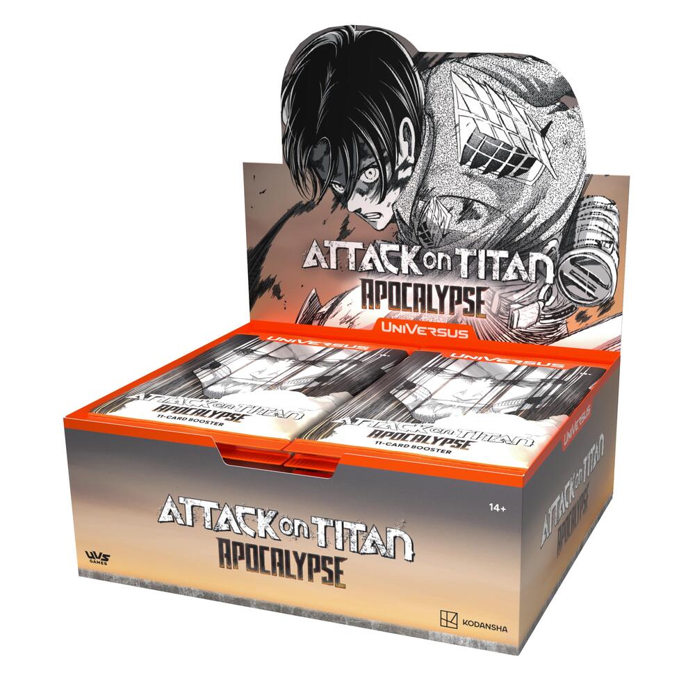UniVersus Card Game Attack on Titan Attack on Titan Apocalypse Booster Box sealed box