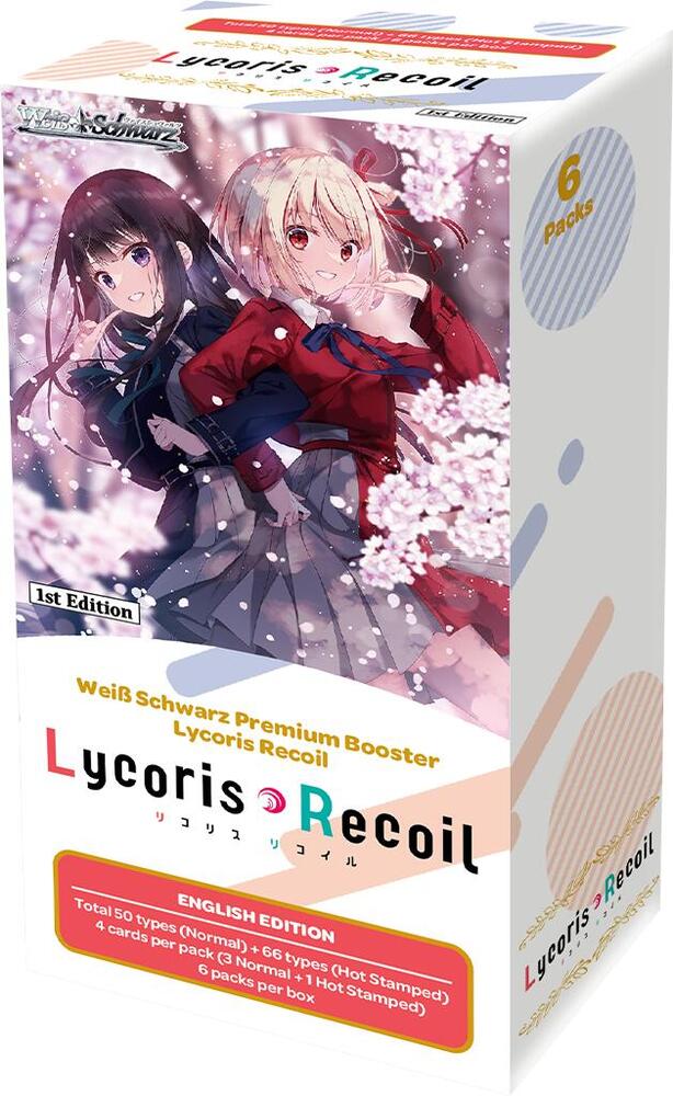Weiss Schwarz Lycoris Recoil Premium Booster Lycoris Recoil Premium Booster Box sealed box