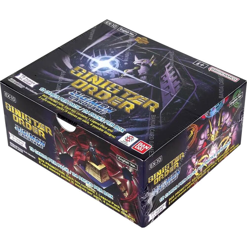 Digimon Card Game Sinister Order Sinister Order Booster Box sealed box