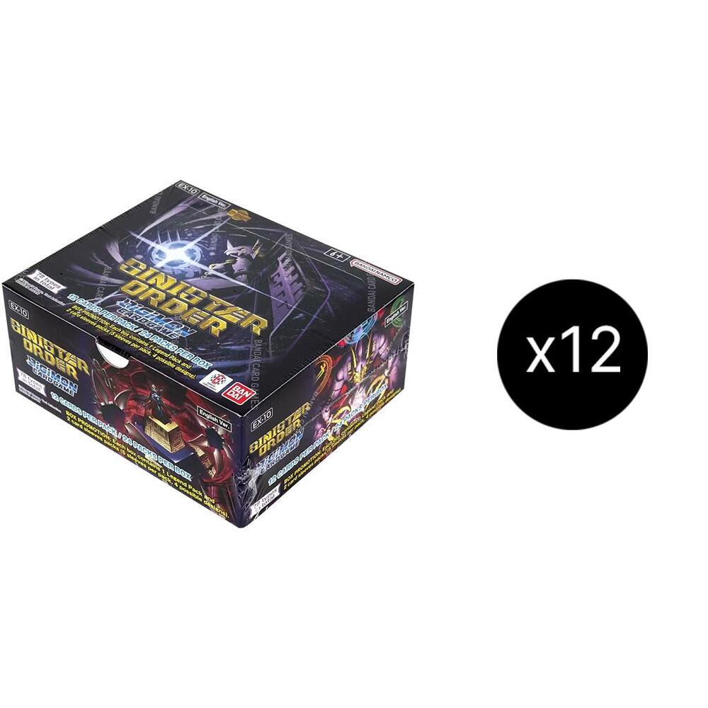 Digimon Card Game Sinister Order Sinister Order Booster Box Case sealed box